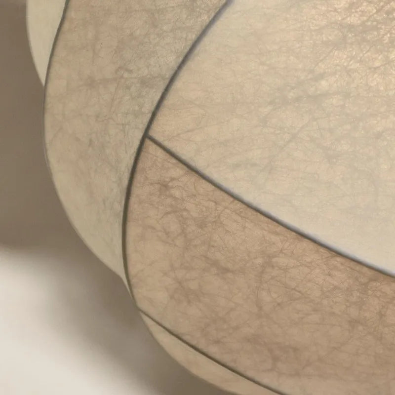 Pendant Light Silk Sphere Wabi Sabi Style Modern | Ravina