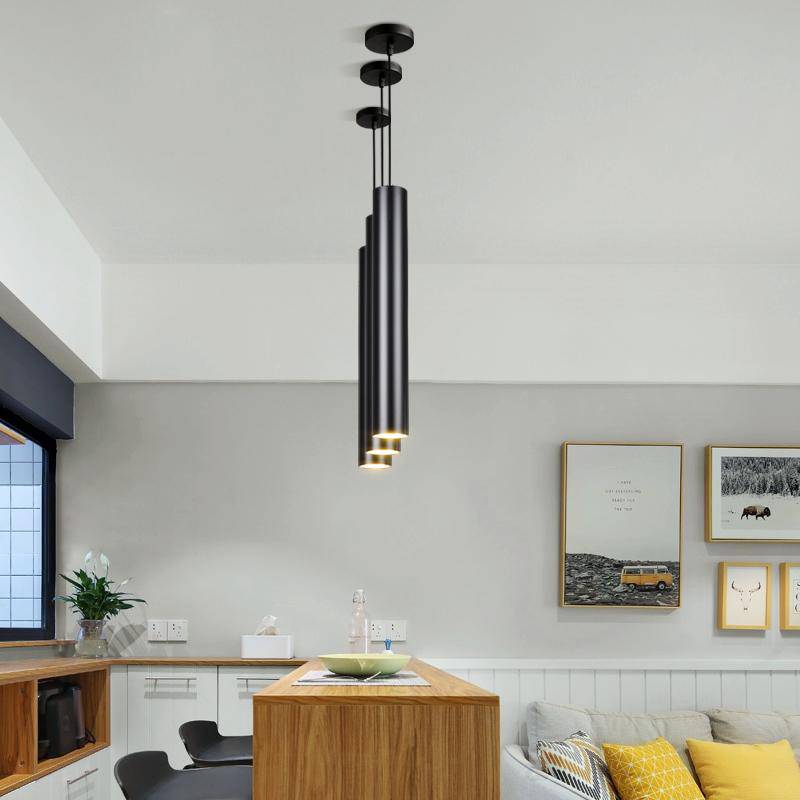 Pendant Light Slim Metal Modern Design | Daviro