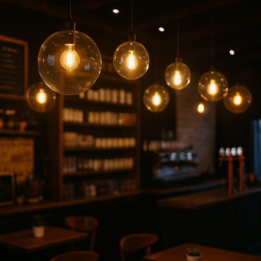 Pendant Light Transparent Glass Globe Minimal Style | Felvora
