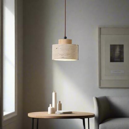 Pendant Light Travertine Nordic Minimalist Design | Velaro
