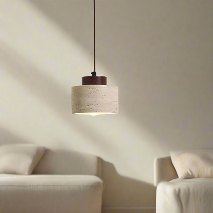 Pendant Light Travertine Nordic Minimalist Design | Velaro