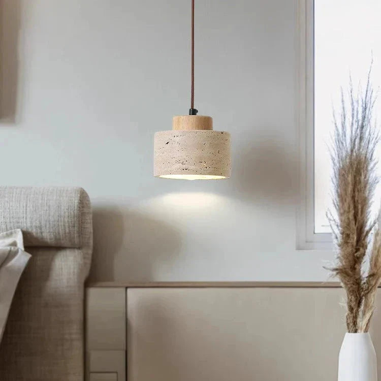 Pendant Light Travertine Nordic Minimalist Design | Velaro