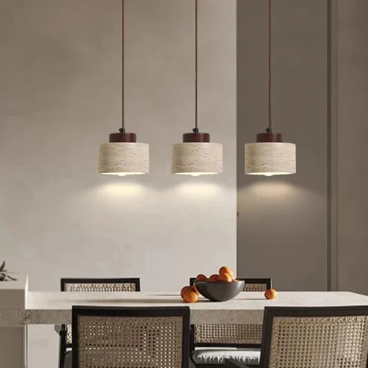 Pendant Light Travertine Nordic Minimalist Design | Velaro