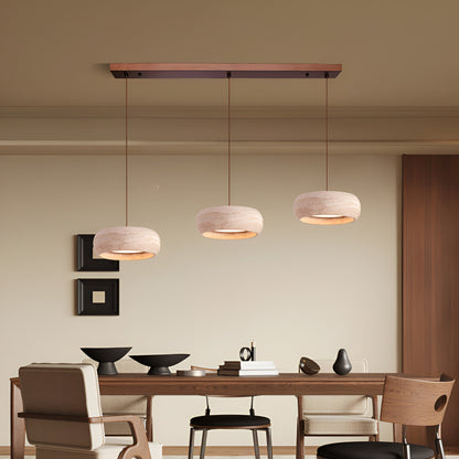 Pendant Light Travertine Stone Wabi Sabi Style | Verqis