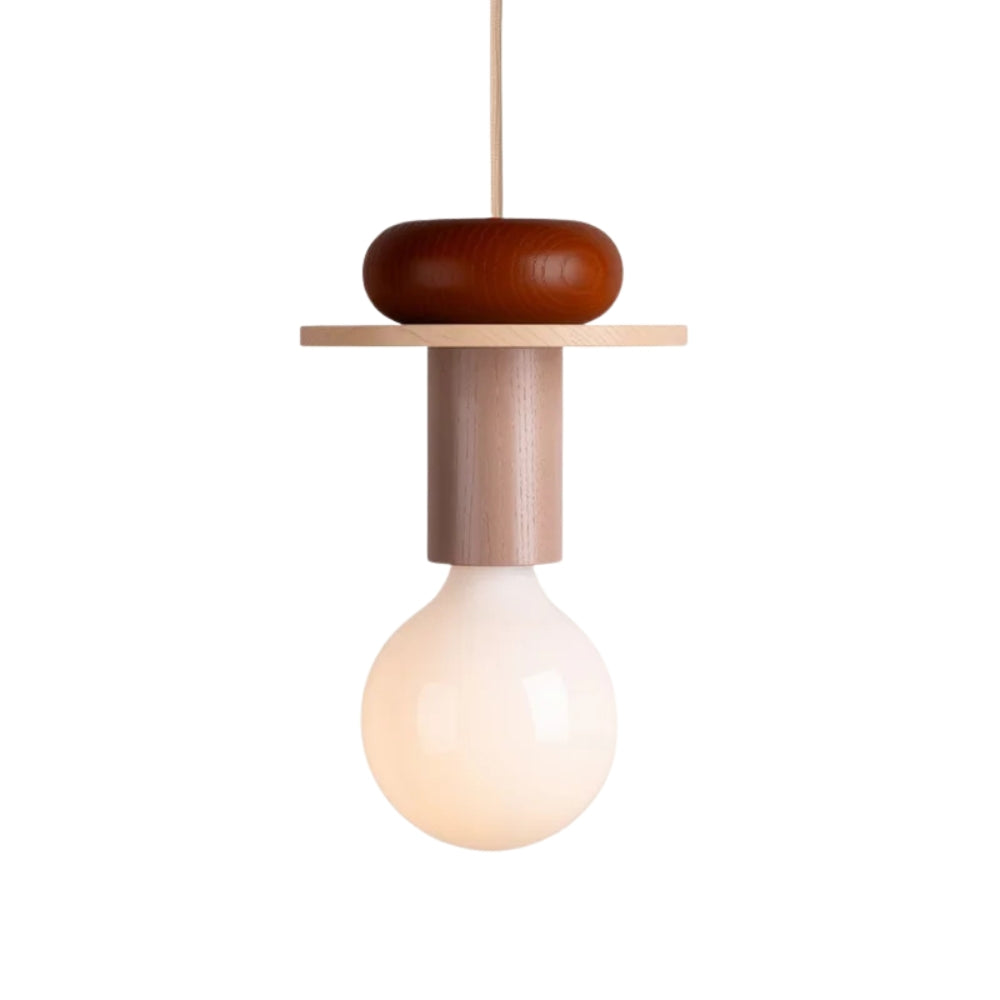Pendant Light Wood LED Nordic Geometric Lighting | Zenviro