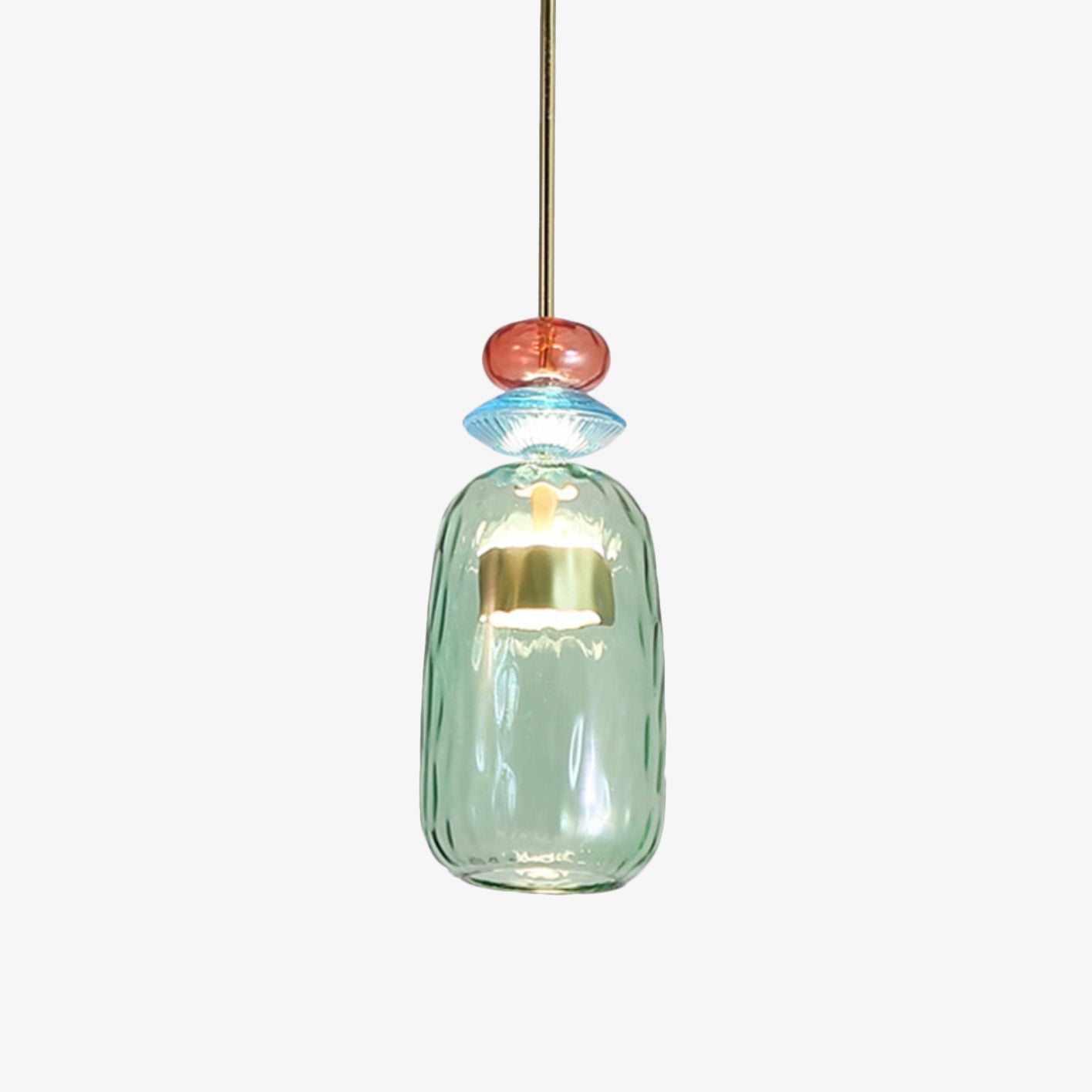 Pendant Light in Coloured Glass for Modern Spaces | Elaris