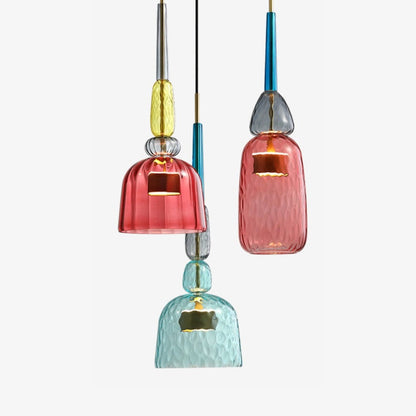 Pendant Light in Coloured Glass for Modern Spaces | Elaris