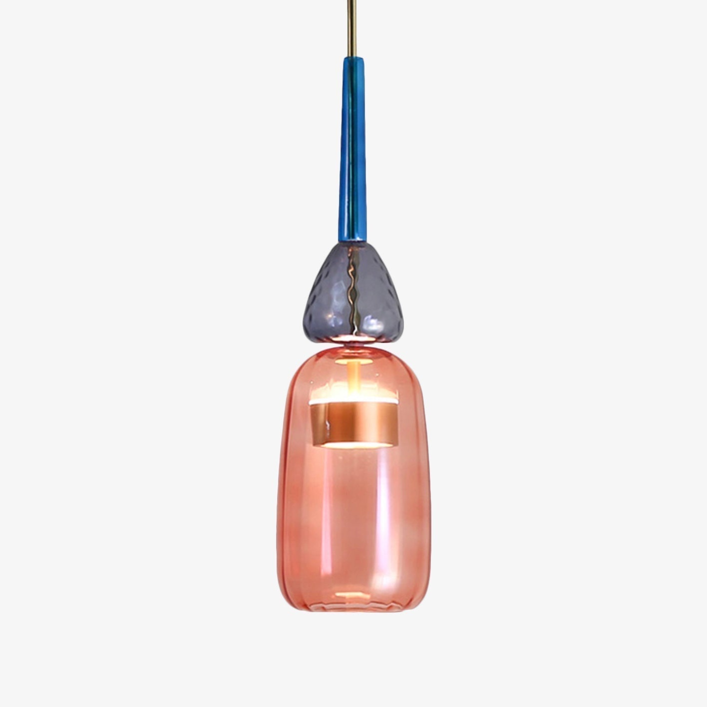 Pendant Light in Coloured Glass for Modern Spaces | Elaris