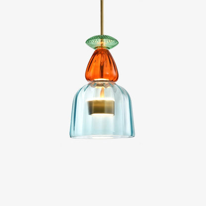 Pendant Light in Coloured Glass for Modern Spaces | Elaris