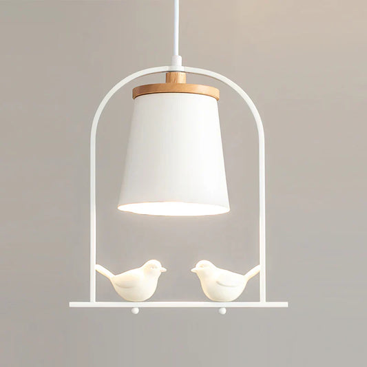 Pendant Light with Bird Accents Scandinavian Style | Arlina