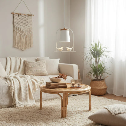 Pendant Light with Bird Accents Scandinavian Style | Arlina