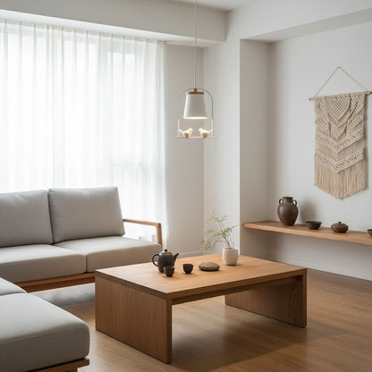 Pendant Light with Bird Accents Scandinavian Style | Arlina