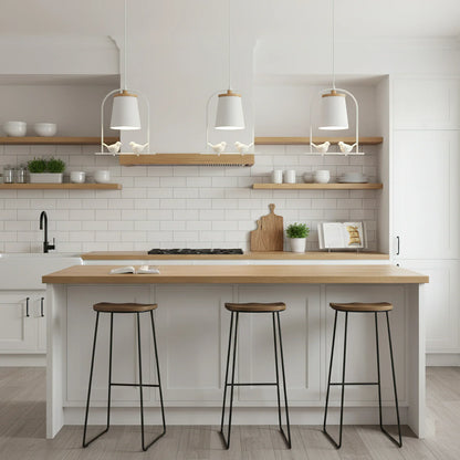 Pendant Light with Bird Accents Scandinavian Style | Arlina