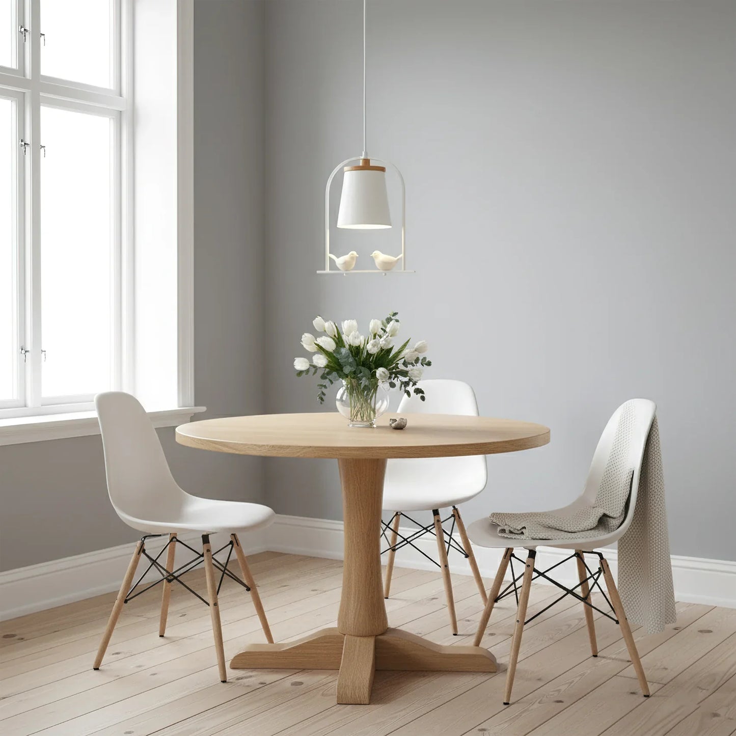 Pendant Light with Bird Accents Scandinavian Style | Arlina