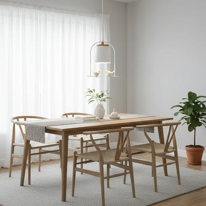Pendant Light with Bird Accents Scandinavian Style | Arlina