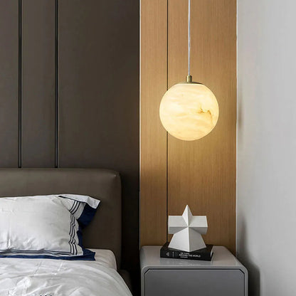 Pendant Marble Shade Scandinavian Style Light | Lunera