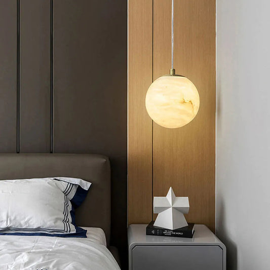 Pendant Marble Shade Scandinavian Style Light | Lunera