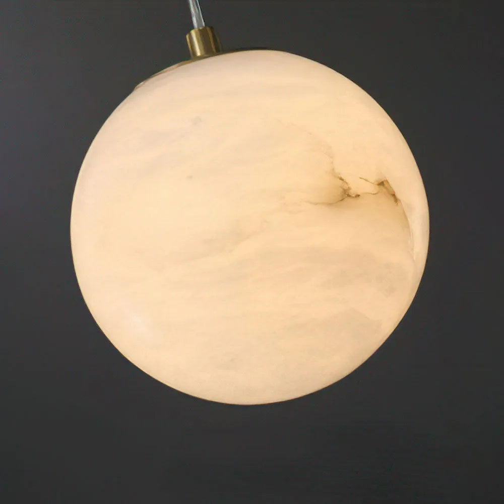 Pendant Marble Shade Scandinavian Style Light | Lunera