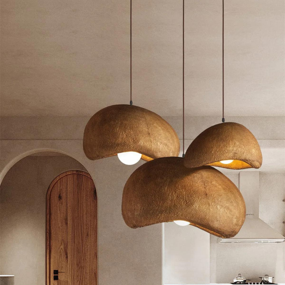 Pendant Resin Cloud Light Japandi Style | Belnora