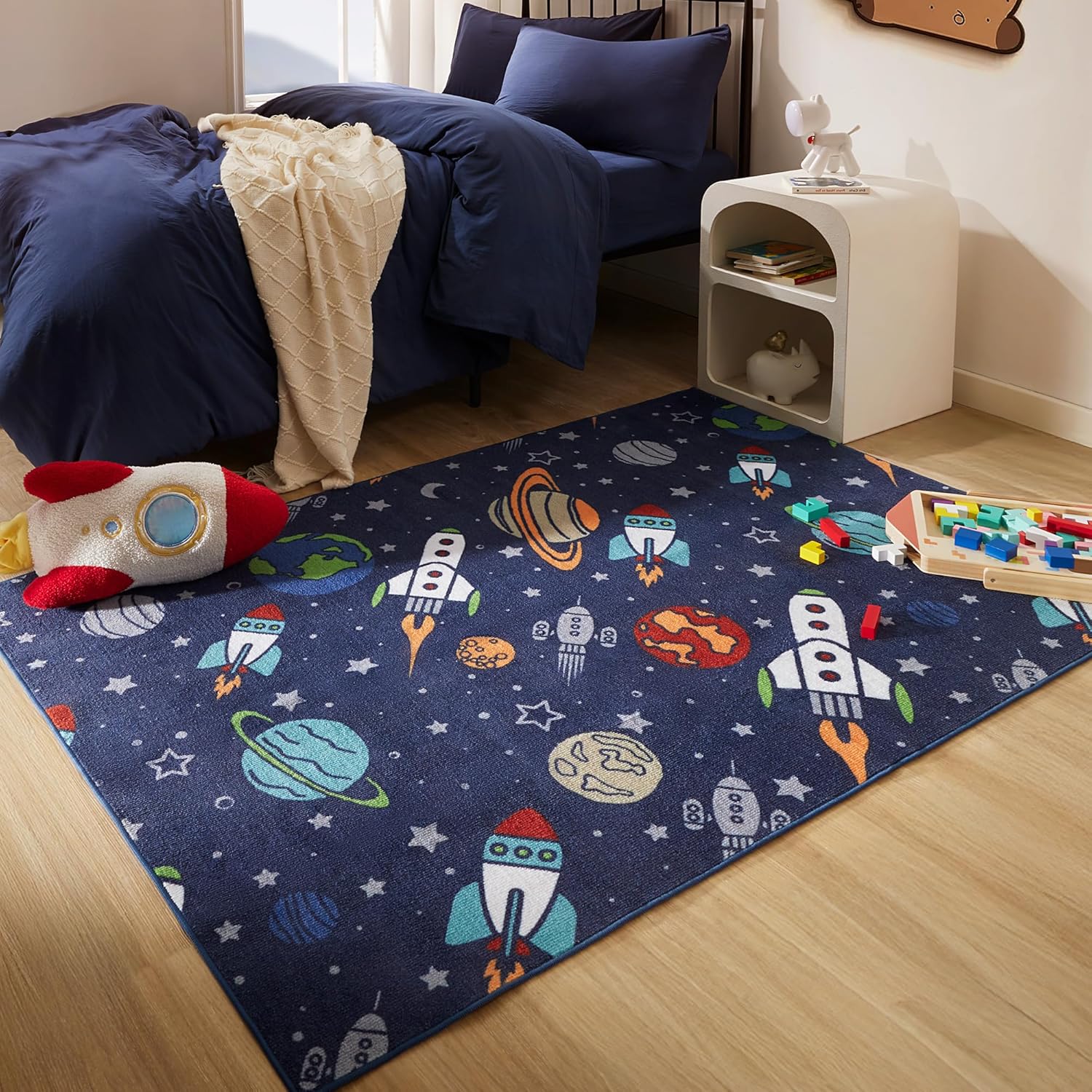 Play Mat Polyester Space Pattern for Kids Room Use | Meralix