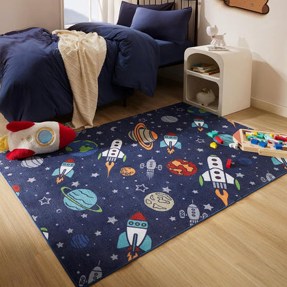 Play Mat Polyester Space Pattern for Kids Room Use | Meralix