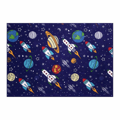 Play Mat Polyester Space Pattern for Kids Room Use | Meralix