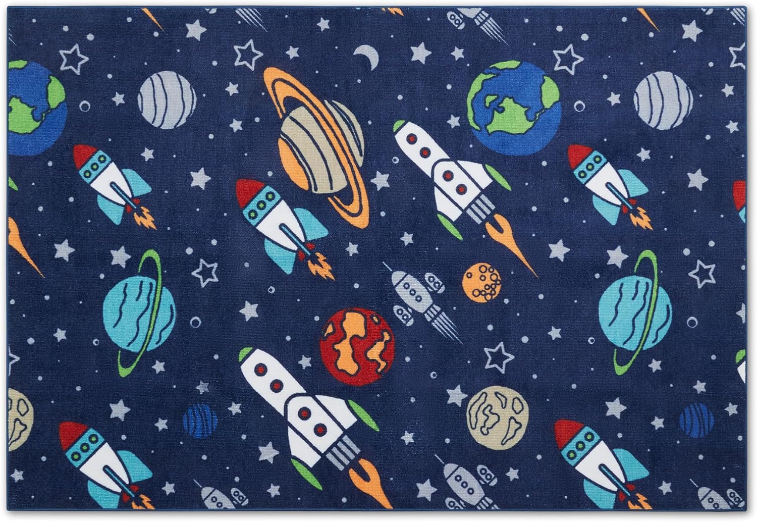 Play Mat Polyester Space Pattern for Kids Room Use | Meralix