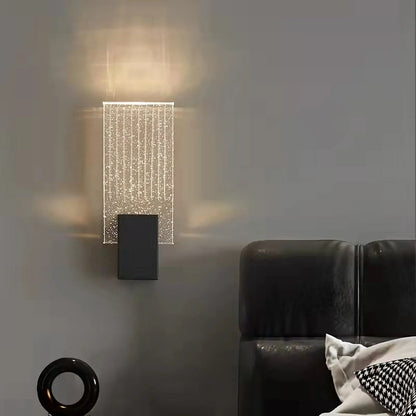 Pleated Crystal LED Wall Sconce Light | Prismor
