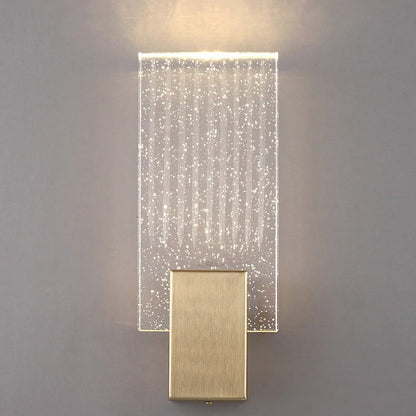Pleated Crystal LED Wall Sconce Light | Prismor
