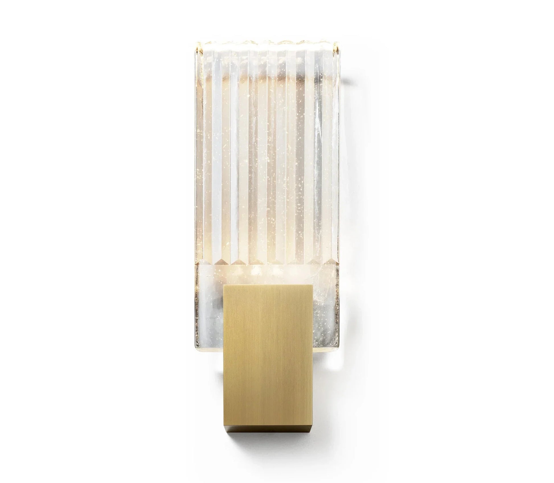 Pleated Crystal LED Wall Sconce Light | Prismor