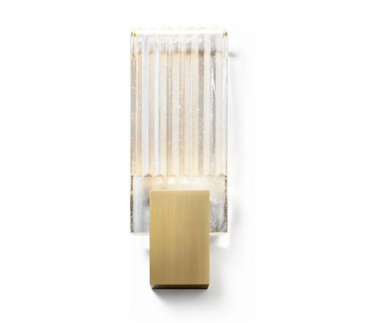 Pleated Crystal LED Wall Sconce Light | Prismor