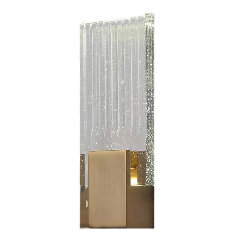 Pleated Crystal LED Wall Sconce Light | Prismor