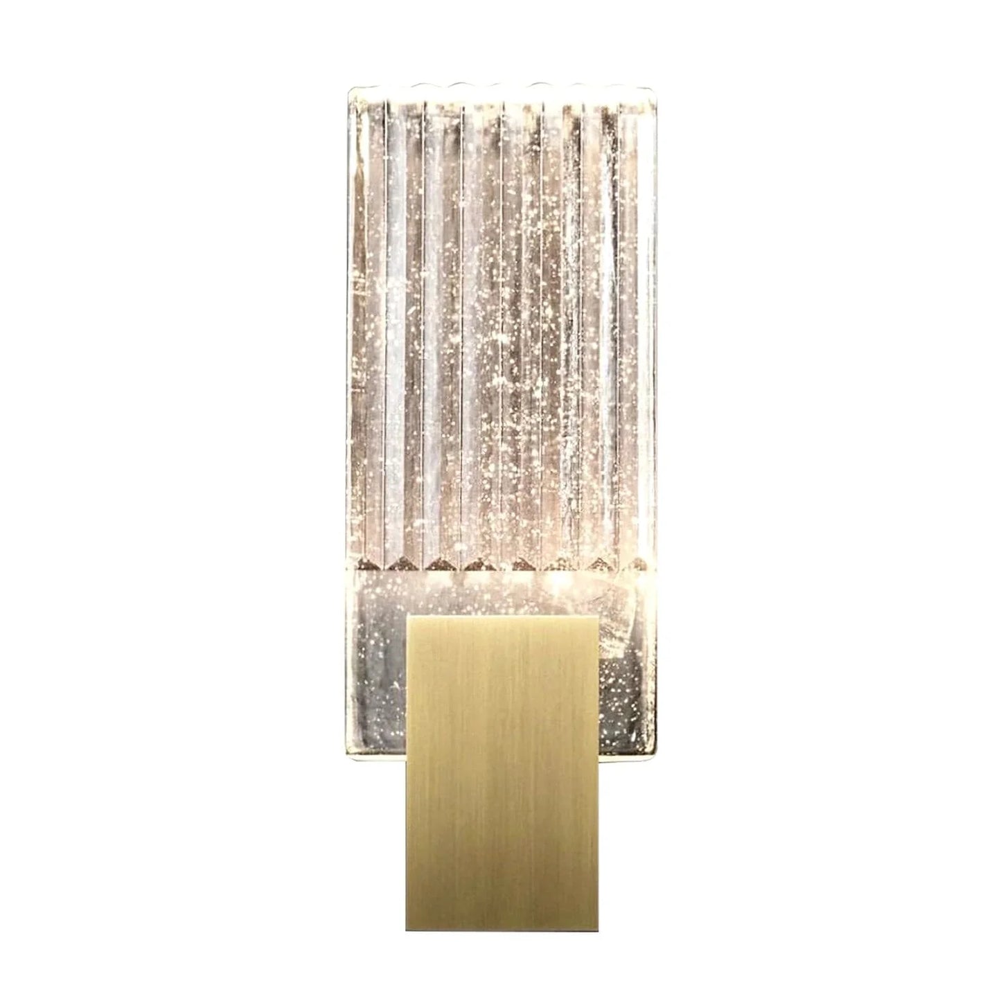 Pleated Crystal LED Wall Sconce Light | Prismor