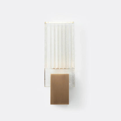 Pleated Crystal LED Wall Sconce Light | Prismor
