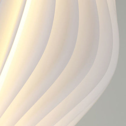 Pleated Shade Floor Lamp with Integrated LED Lighting | Merlune