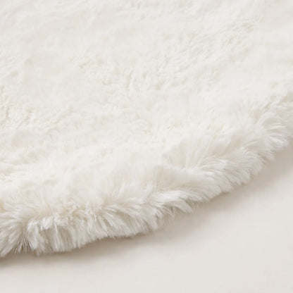Plush Faux Fur Christmas Tree Skirt