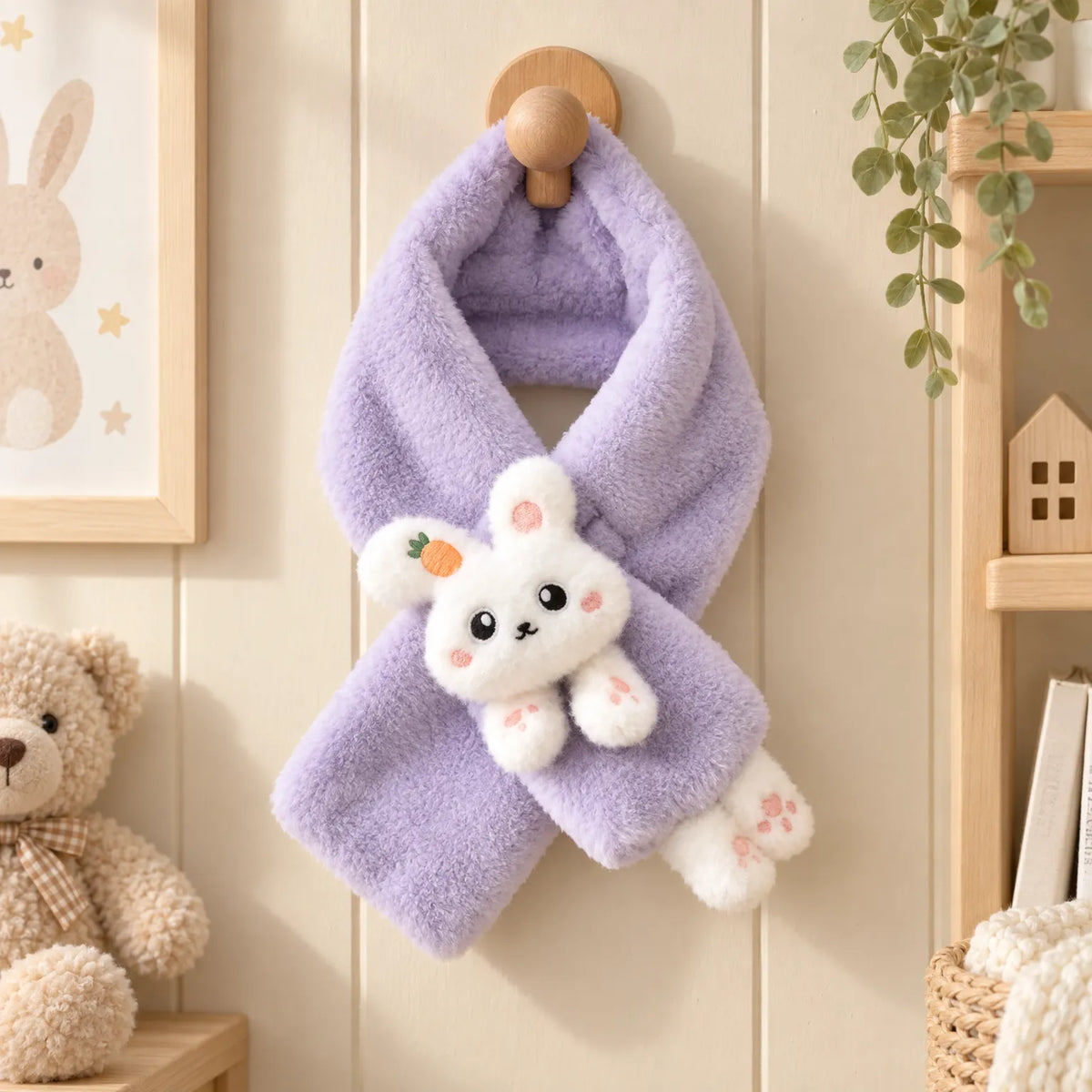 Plush Faux Fur Scarf