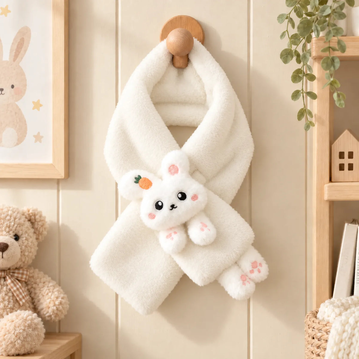 Plush Faux Fur Scarf