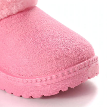 Plush Lined Children Snow Boots