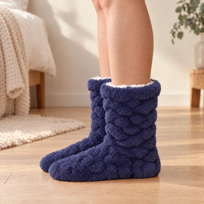 Plush Lined Indoor Slipper Socks