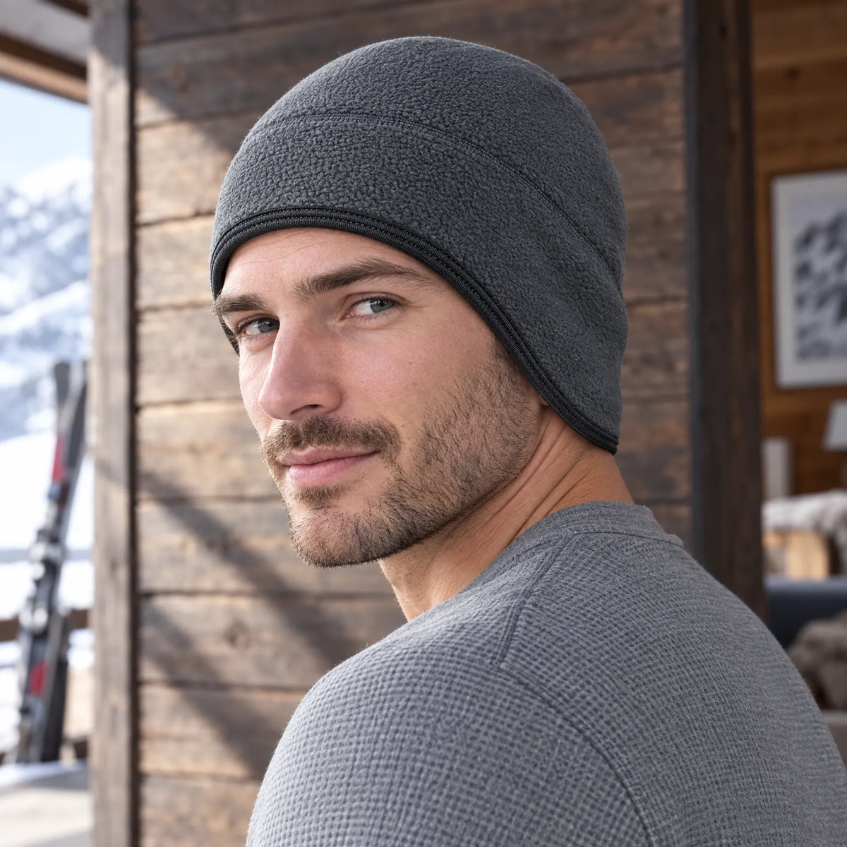 Polar Fleece Winter Beanie Hat