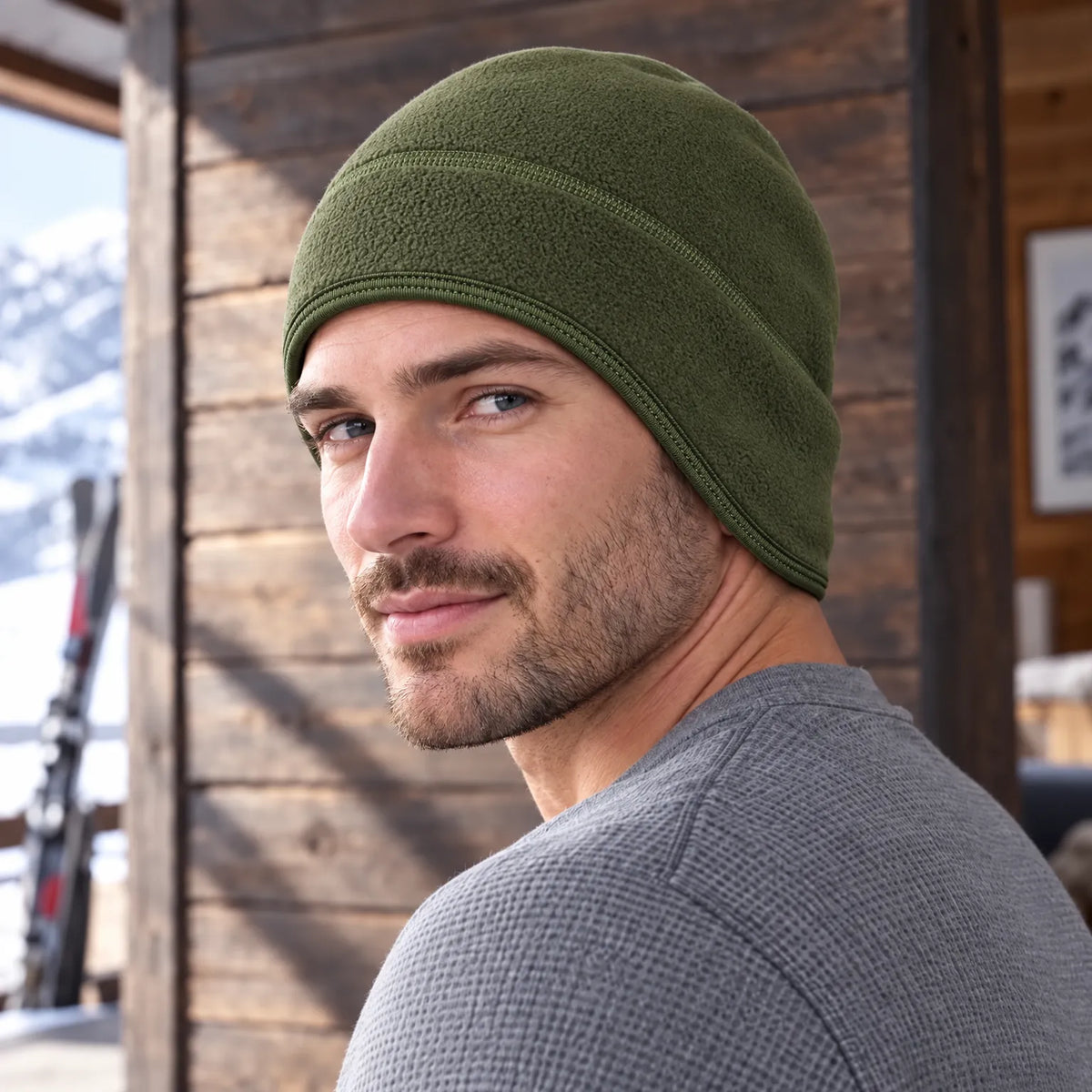 Polar Fleece Winter Beanie Hat