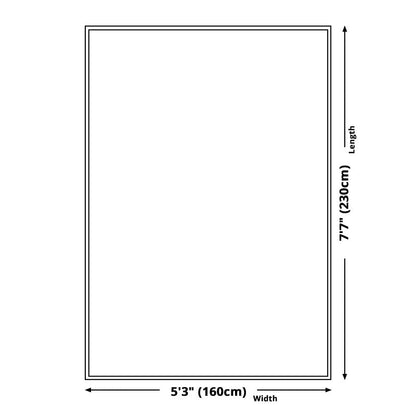 Polyester Abstract Marble Modern Bedroom Area Rug | Calveno