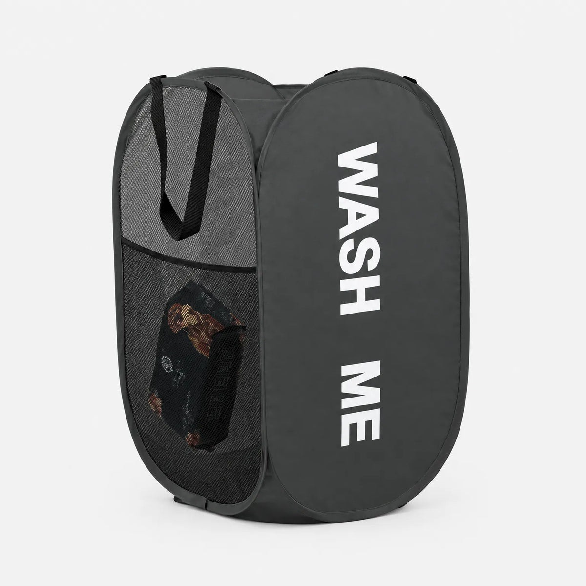 Pop-Up Mesh Laundry Hamper