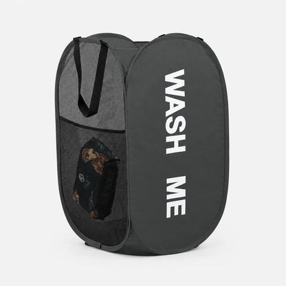 Pop-Up Mesh Laundry Hamper