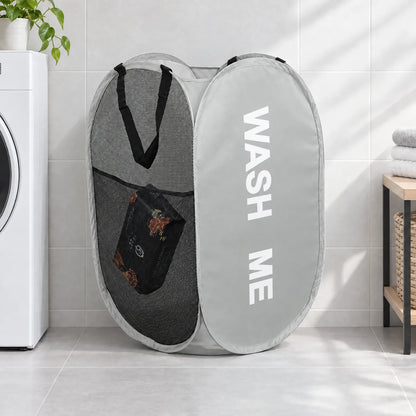 Pop-Up Mesh Laundry Hamper