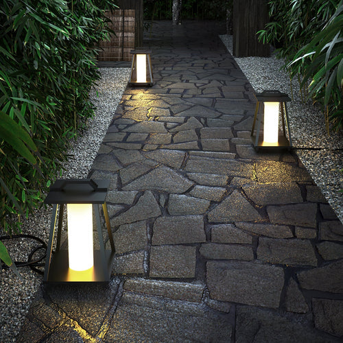 Portable LED Outdoor Lantern Warm Light Stainless Steel | Jornix