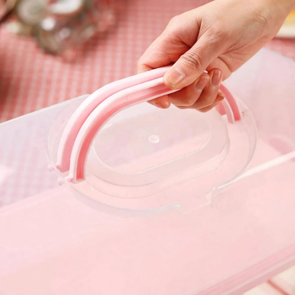 Portable Rectangular Countertop Bread Box