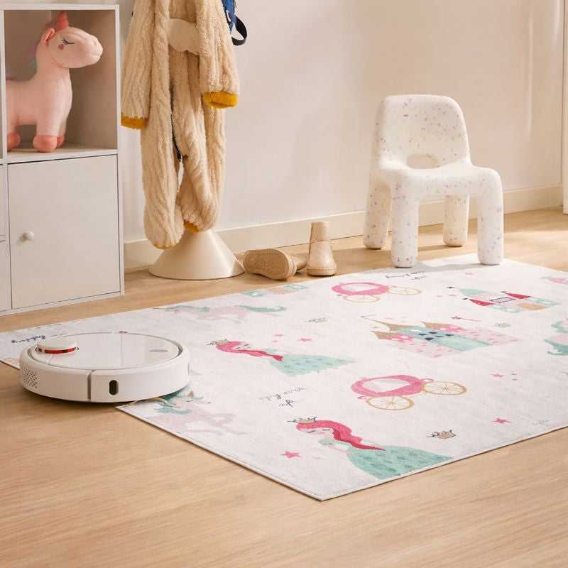 Princess Castle Play Mat Kids Rug for Playroom | Marovin