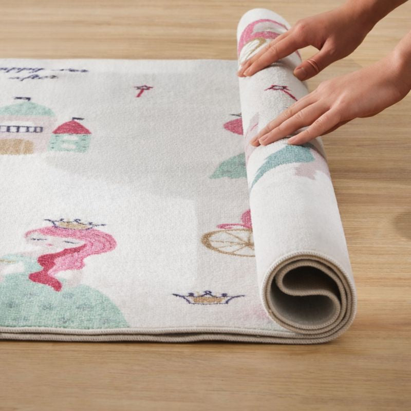 Princess Castle Play Mat Kids Rug for Playroom | Marovin
